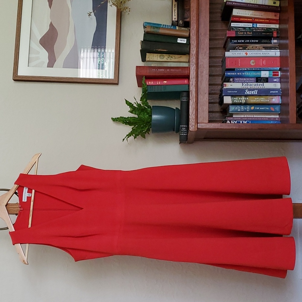 Dress the Population Fit and Flare Catalina Cocktail Dress